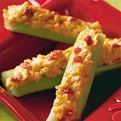 Light Pimiento Cheese-Stuffed Celery