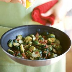 Brussels Sprouts with Crisp Prosciutto