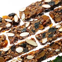 No-bake Chewy Fruit and Nut Bars