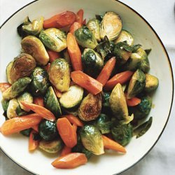 Carrots and Brussels Sprouts