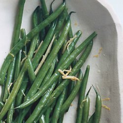Green Beans with Ginger Butter