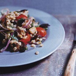 Mediterranean Eggplant and Barley Salad