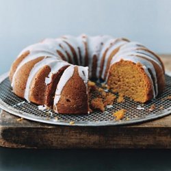 Pumpkin Spice Bundt Cake with Buttermilk Icing