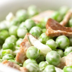 Peas and Bacon with Dill
