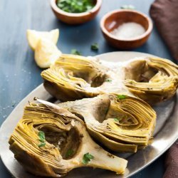 Artichokes Braised with Garlic and Thyme