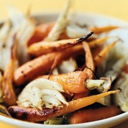 Roasted Fennel and Baby Carrots