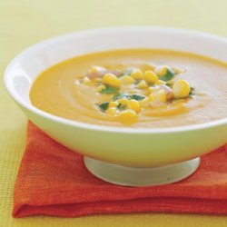 Calabaza, Corn, and Coconut Soup