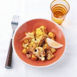 Indian Spiced Cauliflower and Potatoes