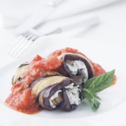 Eggplant Rolls with Spicy Tomato Sauce