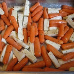 Roasted Carrots and Parsnips with Herbs