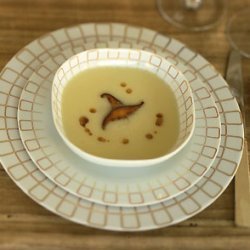 Celery-Root Bisque with Shiitakes