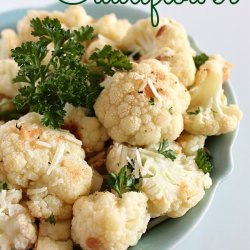 Roasted Cauliflower with Garlic