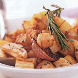 Sauteed Turnips and Parsnips with Rosemary