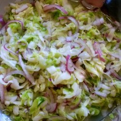 Red Onion Sauerkraut