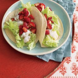Fish Tacos with Strawberry Salsa