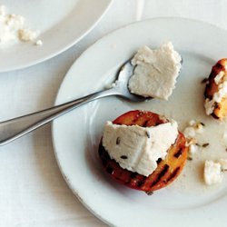 Grilled Peaches and Ricotta