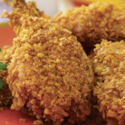 Spiced Up, Oven-Fried Chicken