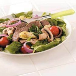 Artichoke Steak Salad