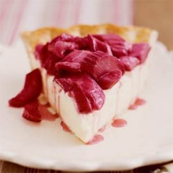 Rhubarb-Lemon Cream Pie