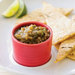 Roasted Green Chile Chipotle Salsa