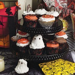 Spooky Spiderweb Cupcakes