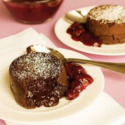 Molten Dark Chocolate Cakes
