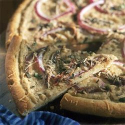 Anchovy and White Bean Pizza
