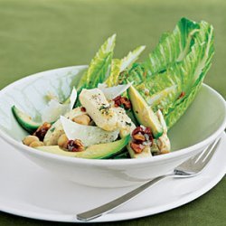 Caesar Salad with Chicken and Avocado
