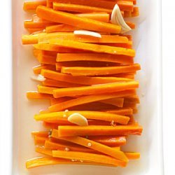 Mustard and Ginger Pickled Carrots
