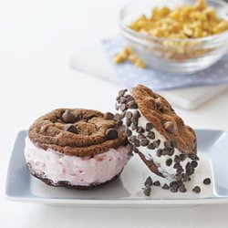 Chocolate-Cookie Ice Cream Sandwiches