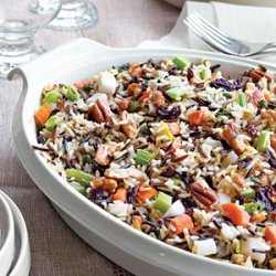 Wild Rice Stuffing with Dried Cherries and Toasted Pecans