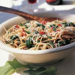 Whole-Wheat Spaghetti with Arugula
