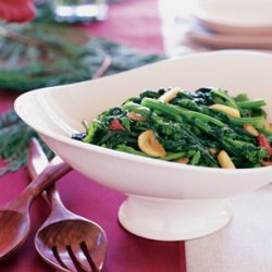 Sauteed Broccoli Rabe with Garlic and Chiles (Rape Fritte)