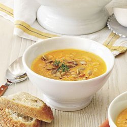 Pumpkin-Acorn Squash Soup