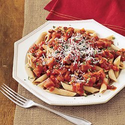 Whole-Wheat Penne with Eggplant-Tomato Sauce