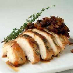 Chicken with Balsamic-Fig Sauce