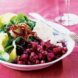 Pomegranate and Beet Salad