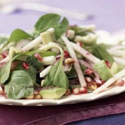 Mexican Salad with Pomegranate-Lime Dressing