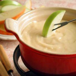 Cheese Fondue with Apples
