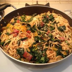 Linguine with Pancetta and Swiss Chard