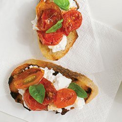 Caramelized Tomato Bruschetta