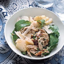 Chicken Salad With Potatoes and Arugula