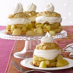 Pear and Apple Shortcakes