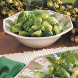Basil Brussels Sprouts