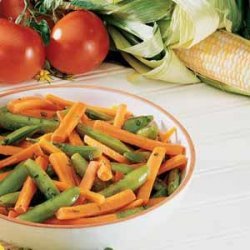 Peas and Carrots with Mint