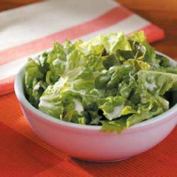 Lettuce with Buttermilk Dressing