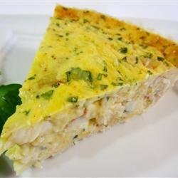 Crab and Cheddar Quiche