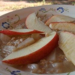 Apple Pie Oatmeal Breakfast