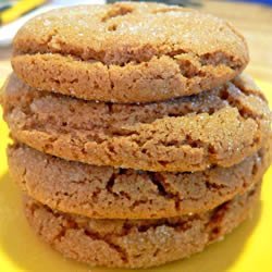Crackle Top Molasses Cookies