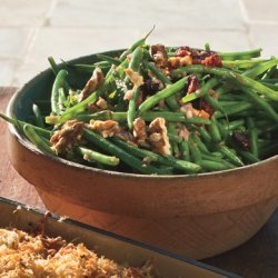 Green Beans with Toasted Walnuts and Dried-Cherry Vinaigrette